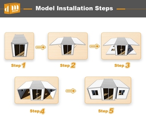 Modello in Scala di Casa Container Espandibile per Esposizioni Architettoniche, Presentazioni al Cliente, Pianificazione Progetti e Dimostrazioni Edili - Product Image 6
