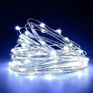 <span class=keywords><strong>Guirlande</strong></span> <span class=keywords><strong>lumineuse</strong></span> en fil de cuivre 1/2/5M pour la décoration de l'arbre de Noël et de la fête de mariage. - Product Image 3