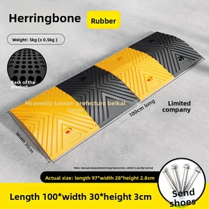 सड़कों और राजमार्गों के लिए आवासीय प्रवेश द्वार के लिए उच्च गुणवत्ता की गति की बाधा - Product Image 3