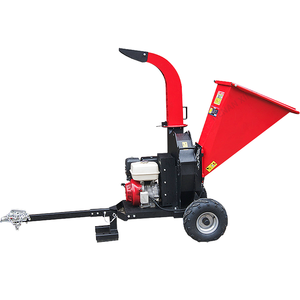 <b>Gasoline</b> Powered High Output Mobile Wood Chipper Crusher Machine With 4t/h Capacity and Self-Suction Trituradora Branch Shredder - Product Image 1