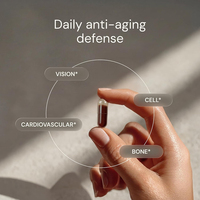Cápsulas de luteína, astaxantina, vitamina K1 y vitamina K2 de alta calidad OEM/ODM para la salud celular, visual, ósea y cardiovascular.