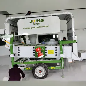 Julite farm seed processing machine wheat air screen winnower maize corn grain cleaning grading machine