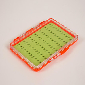 Caja de Pesca Impermeable de PP con Inserto de Espuma y Tapa Transparente de ABS para Almacenamiento de Aparejos de Pesca con Mosca en Ríos, Lagos y Arroyos - Product Image 1