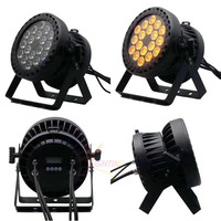 Projecteur PAR LED de haute qualité pour événements, étanche IP66, en aluminium, 18 LED 4-en-1 et 6-en-1, pour éclairage de scène extérieur