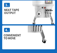 Machine de cerclage électrique entièrement automatique haute vitesse AMSK 220V, facile à utiliser, pour l'emballage de cartons de produits alimentaires et de boissons, garantie 1 an