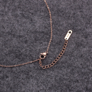 Collar de corazón de San Valentín de nuevo diseño de moda Te amo 100 idiomas Chica Colgante Collar - Product Image 6