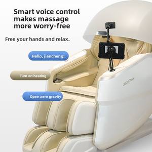 Fauteuil de <span class=keywords><strong>massage</strong></span> ergonomique à rail SL de type capuche, à pression d'air AI, soulagement de la pression, gravité zéro, corps entier, mouvement à ondes sonores 4D, réduction du bruit - Product Image 5