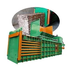 OCEAN kualitas Super Horizontal kepingan logam aluminium dapat pemadat Baler Manual peralatan daur ulang