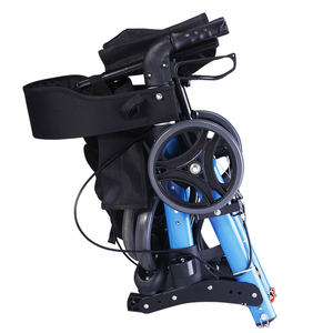 वरिष्ठ उच्च गुणवत्ता वाले हल्के फोल्डेबल एल्यूमीनियम मिश्र धातु टिकाऊ एडजस्टेबल वयस्क रोलेटर वॉकर - Product Image 5