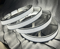 Kit d'éclairage LED Lumina à 5 rangées pour jantes, 4 pièces, blanc pur, 17200LM, haute luminosité, pour camion, SUV, tout-terrain, étanche IP67