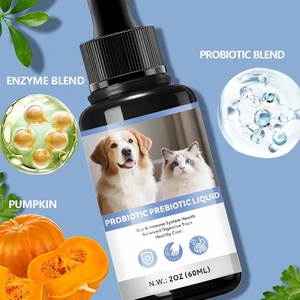 Suplementos Líquidos Probióticos para Cuidado da Saúde de Animais de Estimação OEM Sabor Personalizado Líquido Probiótico para Cães e Gatos Propriedades Antiparasitárias - Product Image 6