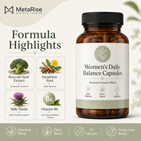 Capsules de bien-être pour femmes en marque blanche OEM avec vitamine C, soutien immunitaire, nutrition quotidienne, complément alimentaire, 72 unités