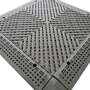 Baldosas de suelo de garaje antideslizantes autoperforadas de 40x40cm modernas, 20mm PP, clic juntos, uso interior y exterior, diseño gráfico - Product Image 3