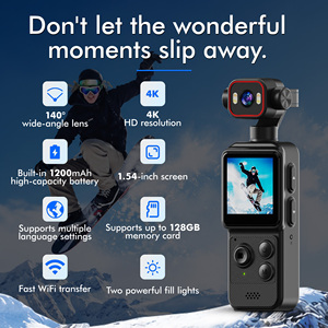 Custom QZT 4K Swivel Tilt Lens Pocket Camera Mini Action Cam for Vlogging Travel Sports - Product Image 2