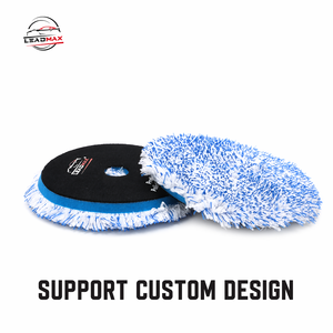 Almohadilla de Pulido de Microfibra de Alta Calidad de 5'' para Carrocería de Coche, Borla Duradera de Lana Sintética para Corte DA, Soporte OEM Personalizable - Product Image 1