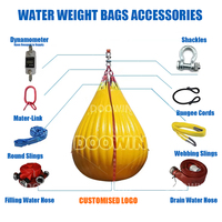 Sacs de poids d'essai de charge d'eau/sacs de ballast remplis de poids d'eau pour l'essai de charge de grue