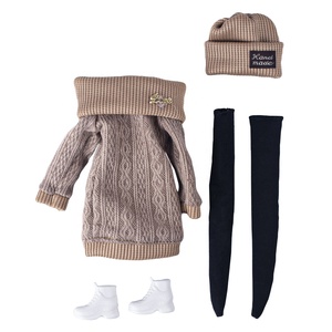 Casa delle bambole in miniatura da 30Cm Fashion Doll abito a tre pezzi alla <span class=keywords><strong>moda</strong></span> 1:6 Multi-joint Dress up accessori - Product Image 3