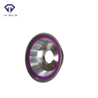 Roues diamantées/CBN hybrides puissantes 11V9 pour le meulage et le rainurage des outils CNC, le meulage des rainures et la coupe des rainures des outils en carbure HSS