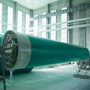 Fiberglass Reinforced Pipe Multiple Sizes Green Chemical Plant Municipal Drainage Ventilation Protection Pipe - Product Image 3
