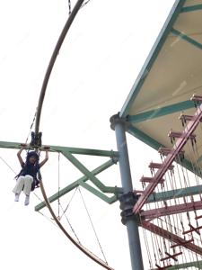 Attrezzature personalizzate per il divertimento del parco avventura all'aperto di alta corda e Zip Coaster per punti panoramici della cultura e del turismo - Product Image 5