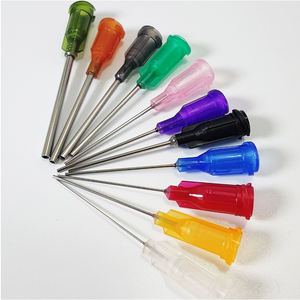 Produsen jarum 1 inci jarum dispenser kunci <span class=keywords><strong>Luer</strong></span> baja plastik jarum dispenser sekali pakai - Product Image 1