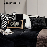 Housse de coussin élégante et luxueuse AIBUZHIJIA, taie d'oreiller décorative haut de gamme pour la maison