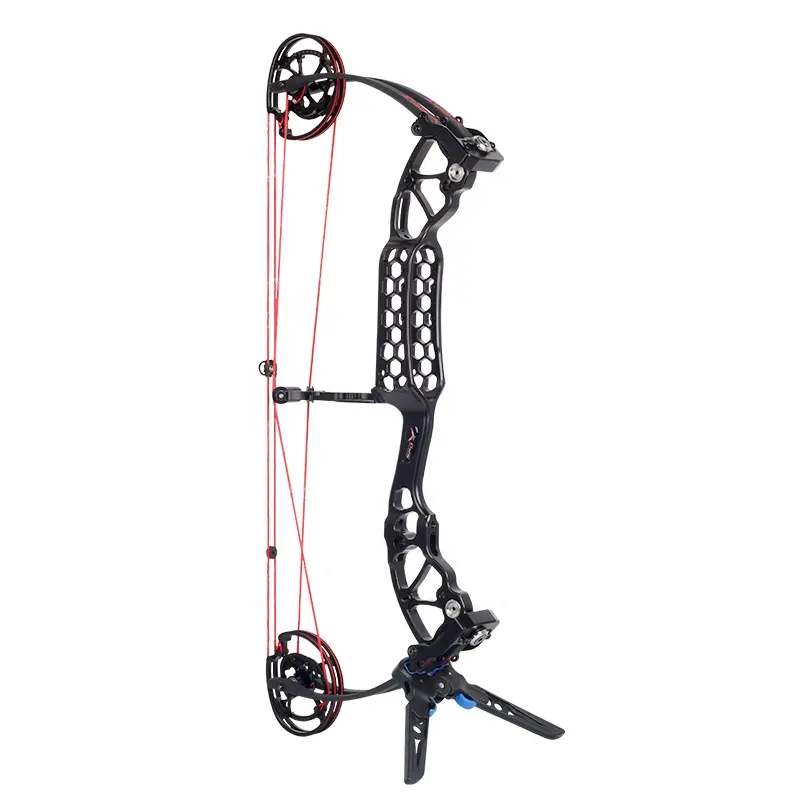 Jogo de arco e flecha composto SPG, equipamento de tiro com arco e flecha para treinamento de caça ao ar livre, equipamento de liga de alumínio