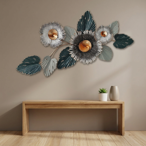 Leaf Design Iron Metal <b>Wall</b> Art Panel Superb Outdoor Home Decorative Hanging for Interior Use - Product Image 5