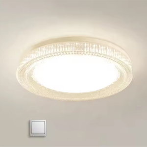 Plafonnier LED ultra-plat rond au design épuré pour chambre, balcon et intérieur - Product Image 1