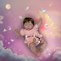 Poupées Reborn réalistes en vinyle souple de 20 pouces jouets de couchage pour bébés poupées de mode pour filles