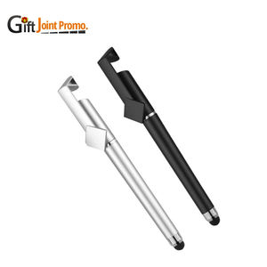 Stylo à bille promotionnel avec support de <span class=keywords><strong>téléphone</strong></span>, logo imprimé, stylo tactile pour mobile - Product Image 2