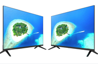 Télévision plate numérique de 32 pouces Android Smart LED HD TV pour la maison et l'hôtel OEM Supports d'usine multi-médias de taille standard