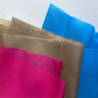 Tissu en taffetas à carreaux écologique 100% polyester, enduit de PU, résistant aux déchirures