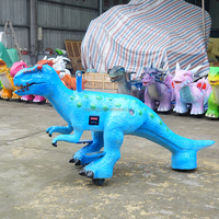 Dinosaure robotique animatronique réaliste à chevaucher, directement de l'usine, dinosaure mécanique artificiel pour parc à thème