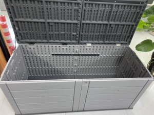 Caja <span class=keywords><strong>de</strong></span> Almacenamiento <span class=keywords><strong>para</strong></span> Muebles <span class=keywords><strong>de</strong></span> Patio, Fácil <span class=keywords><strong>de</strong></span> Montar, Resistente a la Intemperie, con Puerta con Cerradura, Capacidad <span class=keywords><strong>de</strong></span> 60 Galones - Product Image 3