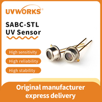 Photodiode UV SiC à haute stabilité SABC-STL TO-46 220-350nm 1mm² UVWORKS pour la détection de flamme et le mesureur d'irradiance UV