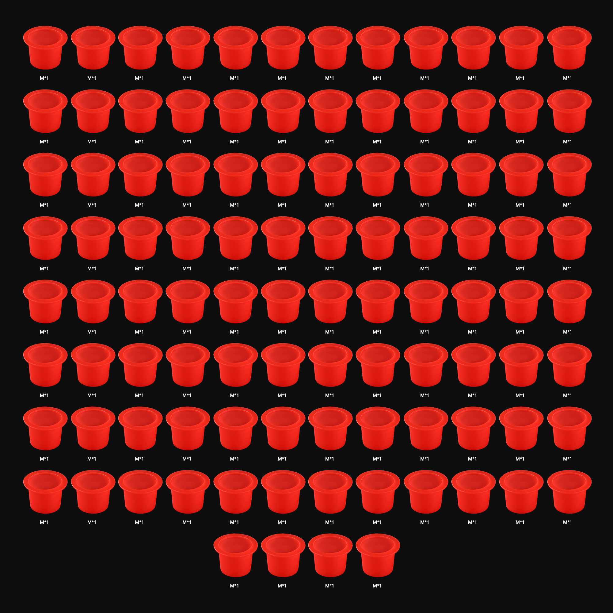 100 pièces M