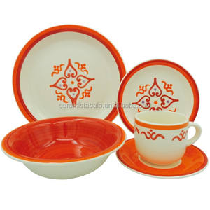 Veweet — service de table toilettes de la série ford <span class=keywords><strong>Royal</strong></span>, <span class=keywords><strong>vaisselle</strong></span> d'occasion, lave-<span class=keywords><strong>vaisselle</strong></span>, en porcelaine, 20 pièces - Product Image 4