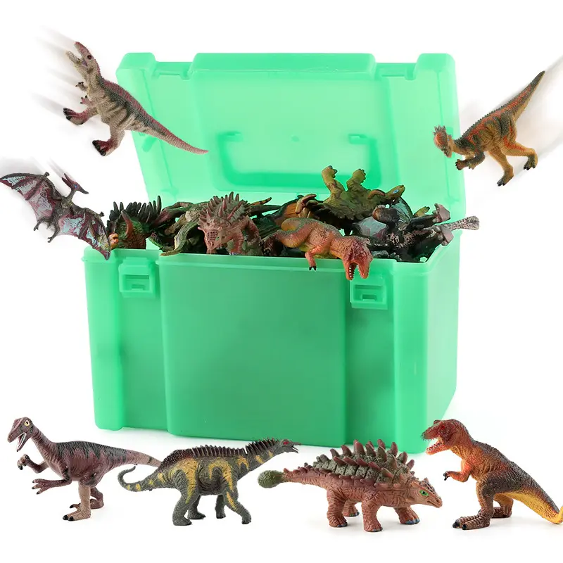الحد الأدنى من كمية الطلب منخفضة للأطفال طقم نموذج العالم للديناصورات من البلاستيك مصنوع من مادة كلوريد البولي فينيل ألعاب نموذج الديناصورات للأطفال لعبة الديناصورات الصغيرة من عصر الجوراسيك