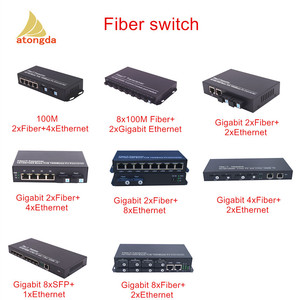 Commutateur <span class=keywords><strong>Fibre</strong></span> Optique Gigabit SFP 8 Ports OEM avec 2 Ports RJ45 10/100/1000 – Prix Compétitif – Commutateur Optique 8 Fibres 2 RJ45 - Product Image 4
