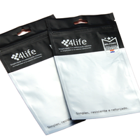 Sac à fermeture éclair transparent personnalisé, recyclable et refermable, imprimé en héliogravure, pour emballage d'accessoires mobiles, avec fente Euro – Vente chaude