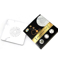 Feuilles d'aluminium pour narguilé de qualité alimentaire, pré-perforées, style arabe, emballage personnalisé, 14 cm x 14 cm, 0,03 mm, 50 pièces