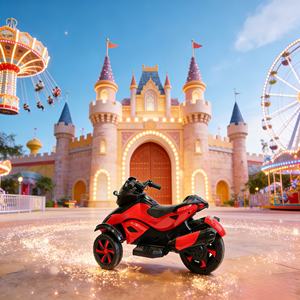 Elektrisches Kindermotorrad Selbstfahrendes Spielzeugauto für 2 bis 4 Jahre Batteriebetrieben Kunststoff Unisex - Product Image 5