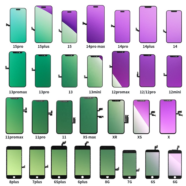 New OLED Lcd Assembly Display for iPhone 13 13 Pro 13 Pro 13 Mini 14 15 15 Pm LCD Screen Display