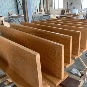 Muebles de restaurante de madera de roble maciza, mesa superior de 48 pulgadas x 28 pulgadas o 122x71cm