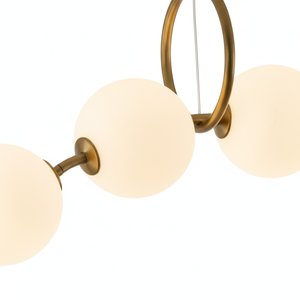 Lampada a Sospensione Circolare <span class=keywords><strong>LED</strong></span> Dimmerabile con Controllo a Interruttore, Stile Nordico, in Acrilico, <span class=keywords><strong>per</strong></span> Sala Espositiva e <span class=keywords><strong>Cucina</strong></span> - Bestseller - Product Image 6