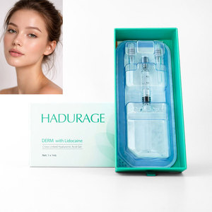 HADURAGE Gel Rellenador Labial Antienvejecimiento y Antiarrugas con 24mg <span class=keywords><strong>de</strong></span> Concentración <span class=keywords><strong>de</strong></span> Ácido Hialurónico 1ml <span class=keywords><strong>Precio</strong></span> <span class=keywords><strong>de</strong></span> Fábrica OEM para Rostro y Ojos - Product Image 1