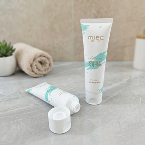Crème pour les mains en tube plastique blanc, impression offset, emballage cosmétique avec capuchon coréen pour contenant de crème pour les mains - Vente flash - Product Image 3