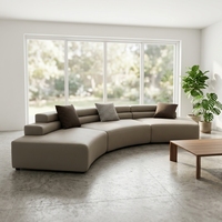 Hochwertiges Modernes Rundes Modulares Sofa-Set Gepolsterte Lounge-Sitzgruppe für Gewerbliche Hotelprojekte