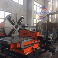 Ck64125 Chine Type de plancher 1250mm Diamètre de tournage CNC Face Tour Machine pour bride